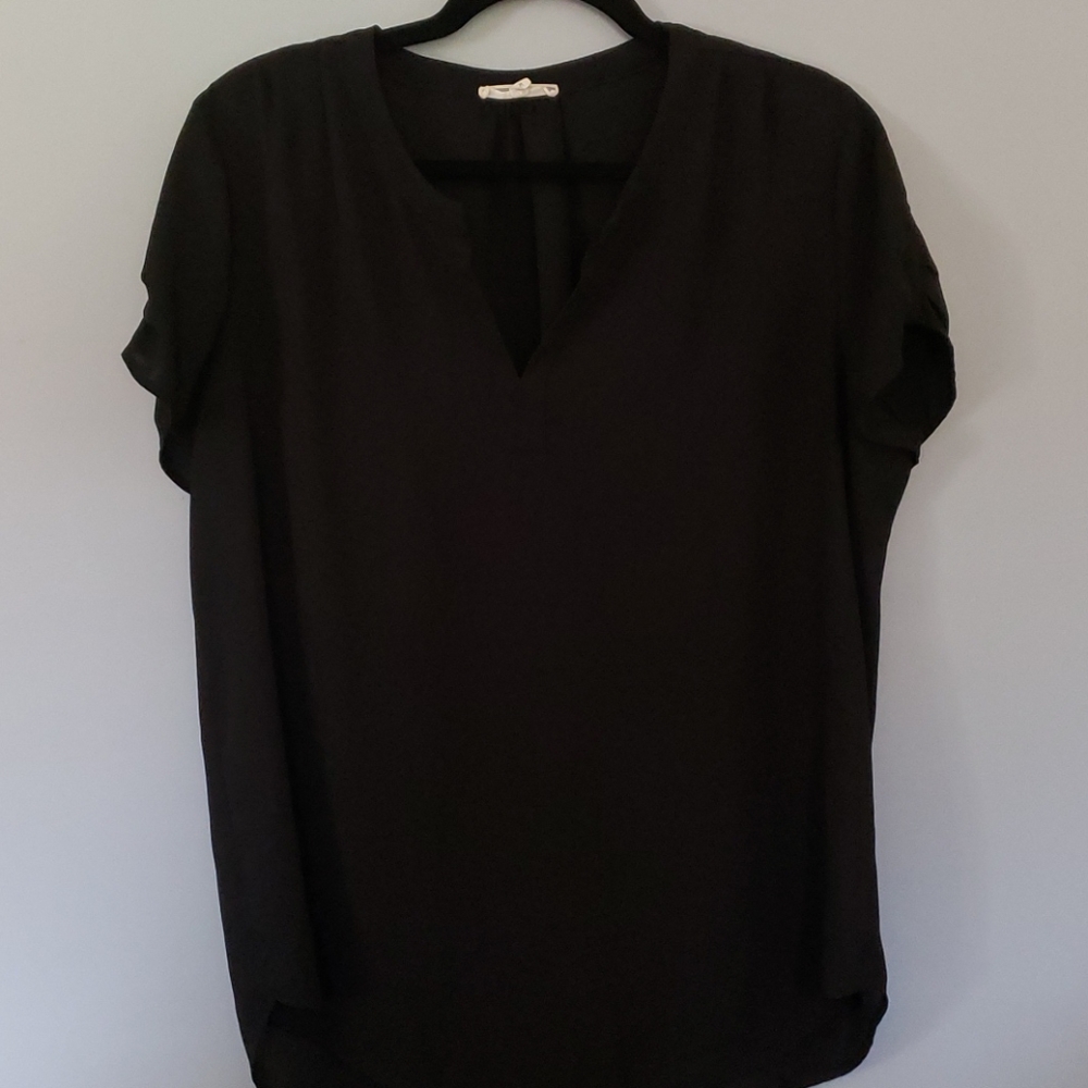 PLEIONE Black Blouse